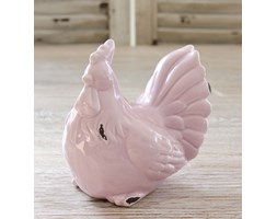 Dekoracja Coq pink m