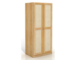Szafa sosnowa Visby Rattan 2D