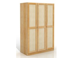 Szafa sosnowa Visby Rattan 3D