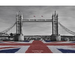 Londyn Tower Bridge by Tanya Chalkin - plakat