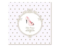 Serwetki deserowe 20 szt. 33cm Nuova R2S Napkins pantofelek kod: 414 DOF
