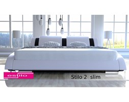 Komplet łóżko do sypialni Stilo-2 Slim z materacem 7-stref