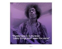 Jimi Hendrix Życiowe cytaty - reprodukcja