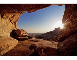 Grota na pustyni - fototapeta 366x254 cm