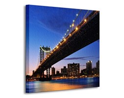 Zachód słońca, Manhattan - Obraz na płótnie