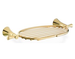 Półka łazienkowa w złocie na akcesoria FONTANA A5-7103
