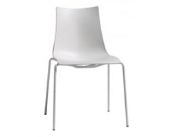 Krzesło Zebra technopolimer IN/OUT, lniane