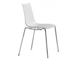 Krzesło Zebra technopolimer, lniane