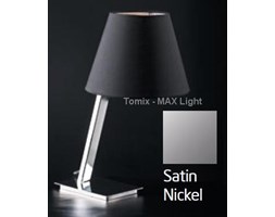 Lampa biurkowa ORLANDO czarna satyna (5103TBLNM) #8211; Max light