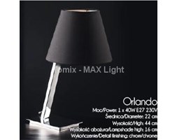 ORLANDO lampa biurkowa czarna Max Light - 5103T/BL