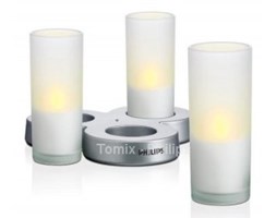 Zestaw 3 świeczek LED myLightAccent żółty (69108/60/PH Philips)