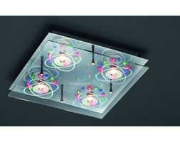 Plafon 4 x 28W G9 + 48 LED RGB, chrom, seria 6210 (621010406) #8211; TRIO