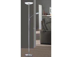Lampa podłogowa 1x20W + 1x5W LED #8211; chrom (423410206) #8211; TRIO