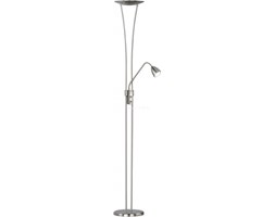 Lampa podłogowa 1x20W + 1x5W LED #8211; nikiel mat (426410207) #8211; TRIO