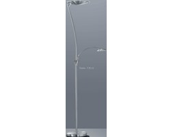 Lampa podłogowa 1x5W + 1x20W LED #8211; nikiel mat (427210207) #8211; TRIO