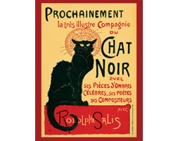 Chat Noir Steinlein - Secesja - plakat