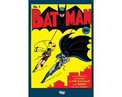 Batman No.1 Komiks - retro plakat