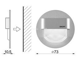 Rueda Stick Led (Skoff)