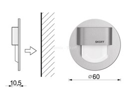 Rueda Stick Mini Led (Skoff)