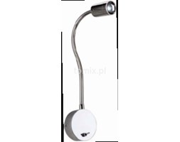 Dio flex plate z białym LED 4000K, 1W, chrom (146680) - Spotline