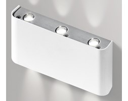 Kinkiet GINNO 3 ALUMINIUM-BIAŁY (GM1300 WH-ALU) - Azzardo