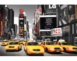Nowy Jork Times Square Taxi Day - plakat