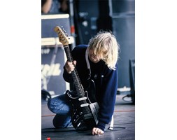 Kurt Cobain Gitara - Nirvana - plakat