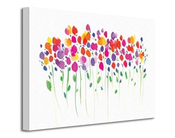 Vibrant Floral - Obraz na płótnie