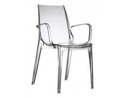 Fotel Vanity; transparentne