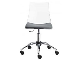 Krzesło ZEBRA Antishock office z poduszką; antracytowa