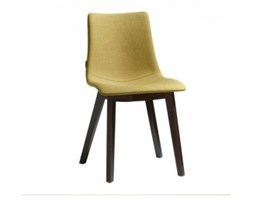 Krzesło ZEBRA POP wenge; szafranowa żółć