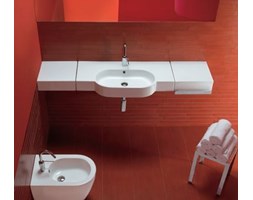 Hatria Area Shelf dodatkowy blat ceramiczny 35x35 biały Y0WV