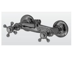 Kerasan Retro bateria prysznicowa dwuuchwytowa brąz bronzo 739793
