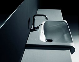Kerasan Agua Libre Inka Project umywalka półblatowa 60x40 biały 3411
