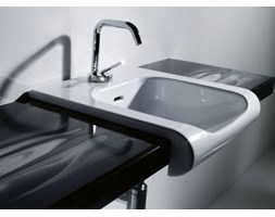 Kerasan Agua Libre Inka Project umywalka półblatowa 40x40 biały 3412