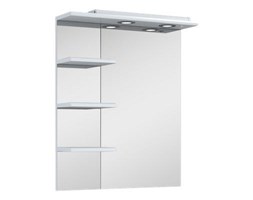Elita Aqua Line lustro z oświetleniem i półkami 60cm biały 974731