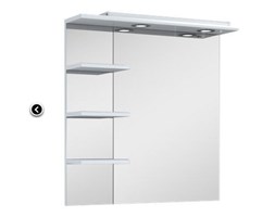 Elita Aqua Line lustro z oświetleniem i półkami 70cm biały 974732