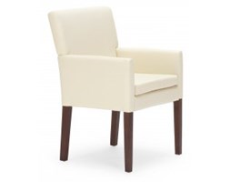 Fotel Philadelphia ecrue / wenge