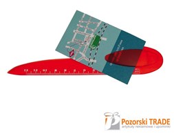 Nóż do listów linijka 3 w 1 w 4 kolorach