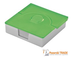 Stojak na biurko z podajnikiem karteczek w 4 kolorach