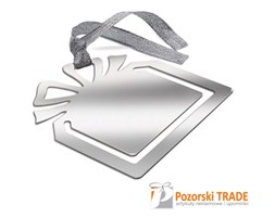 Srebrna platerowana stalowa zakładka do książek REGALO