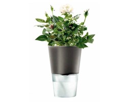 Eva Solo - samopodlewająca doniczka śr. 13 cm szara