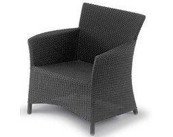 Skagerak St.Thomas - Fotel Lounge - Czarny
