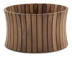 Skagerak BOLLARD Donica - Osłonka na Doniczkę z Drewna Tekowego - 51 cm