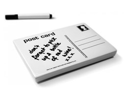 J-me POST CARD Notatnik Ceramiczny + Pisak