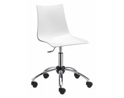Krzesło Zebra Antishock office, białe