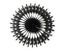 Papierowa ozdoba - czarna 30 cm