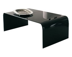 Stolik kawowy 12 mm King Home Formanova czarny kod: K-001.CZARNY