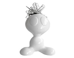 Stojak na spinacze biurowe Koziol Curly biały kod: KZ-5535525
