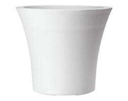 Donica 25 cm City Curve biała (system nawadniania) EM-514324